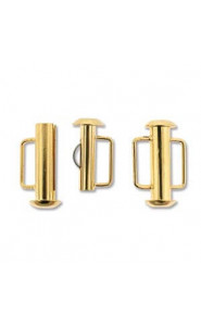 Metal magnetic slide clasp 16,5mm Gold